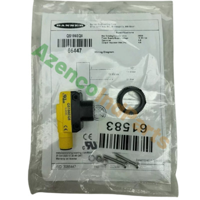 1PCS New Banner QS186EQ8 Photoelectric Sensor Fast Delivery