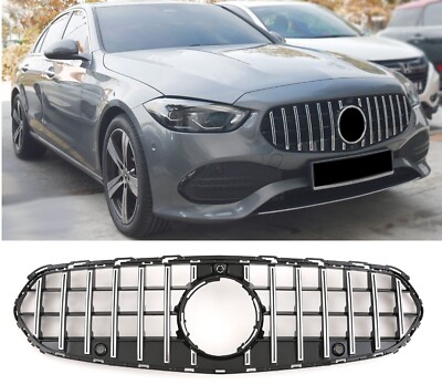 Grill Sport Kühlergrill Für Mercedes W206 AMG Line Panamericana GT Schwarz Glanz