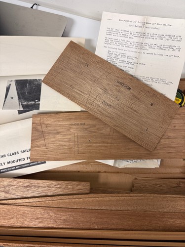 Vintage 30" Star Class Wooden Sailboat Kit - DUMAS - Picture 13 of 19