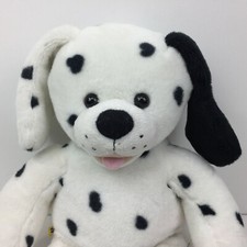 Build-A-Bear Workshop Dalmatian Dog Puppy White Black Ear Spots
