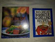 Lot of 2 Grilling Cookbooks~Weber's Art of the Grill & 365 Great Barbeque & Gril