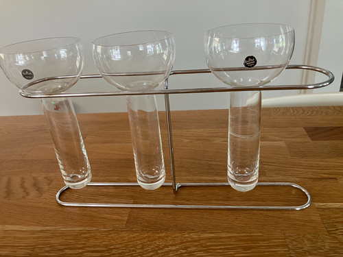 Ersatz Vintage Rosenthal Glas Kerzenständer Germany IOB - Bild 1 von 6