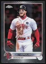 Alex Verdugo 2022 Topps Chrome Baseball # 33 Boston Red Sox Base