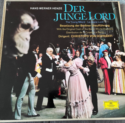 Hans Werner Henze Der Junge Lord Von Donanyl Berlin Deutsche Grammophon