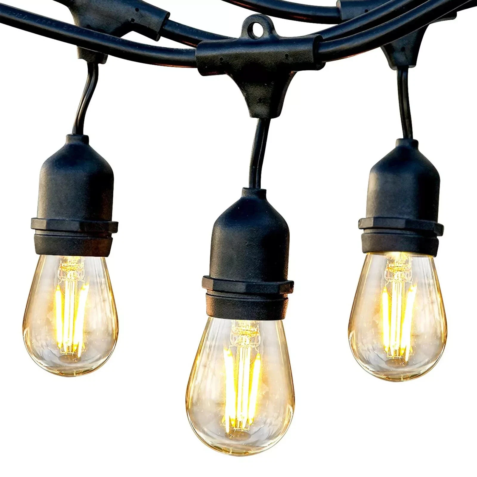 Brightech Ambience Pro Edison Black LED Waterproof Outdoor String Lights, 48 Ft.
Opens in a new wind