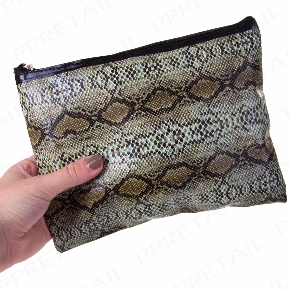 Snakeskin makeup best sale bag