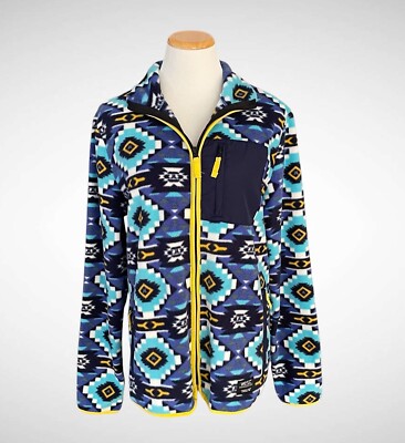 NWT Wesc Moritz Unisex Aztec Polar Fleece Zip-Front Jacket, Size M/L