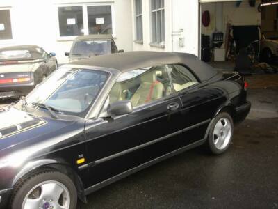 Saab 900 II 9-3 Cabrio Verdeck Convertible Reparatur Set Repair Kit -