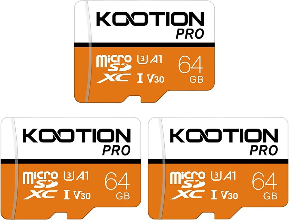 Reliable 64GB Micro SD Card - High Speed Transfer for Storage Expansion (3 Pack) Foto 3 de 4