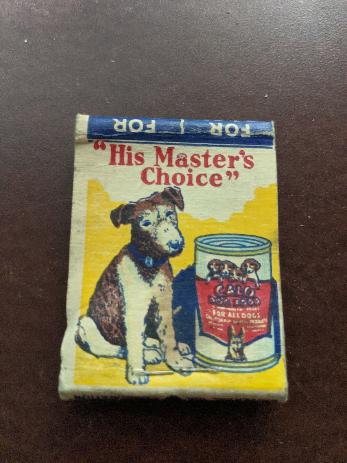 Vintage Matchbook cover Calo dog food eBay