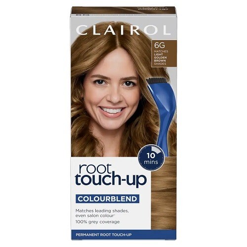 CLAIROL ROOT TOUCH-UP NICE'N EASY PERMANENT COLOUR 6G LIGHT GOLDEN BROWN - Image 2