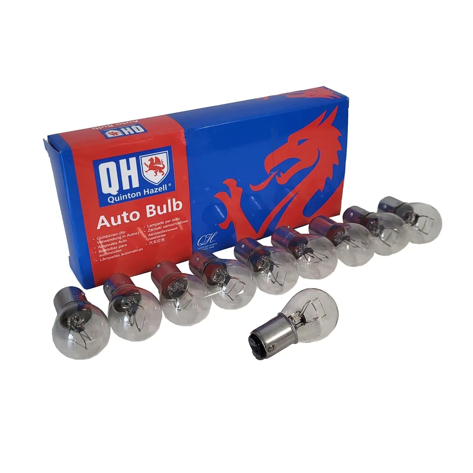 Quinton Hazell Replacement 380 Bayonet Light Bulb 12v 21/5w BA15S 10 Pack