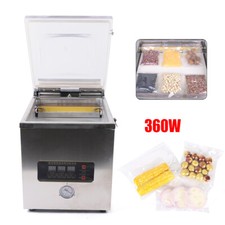 Vacuum Sealer 360W Commercial Food Chamber Vacuum Sealing Packing Machine 110V