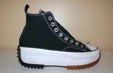 Converse Run Star Hike High Black White Gum Size Mens 6.5 Womens 8 166800C
