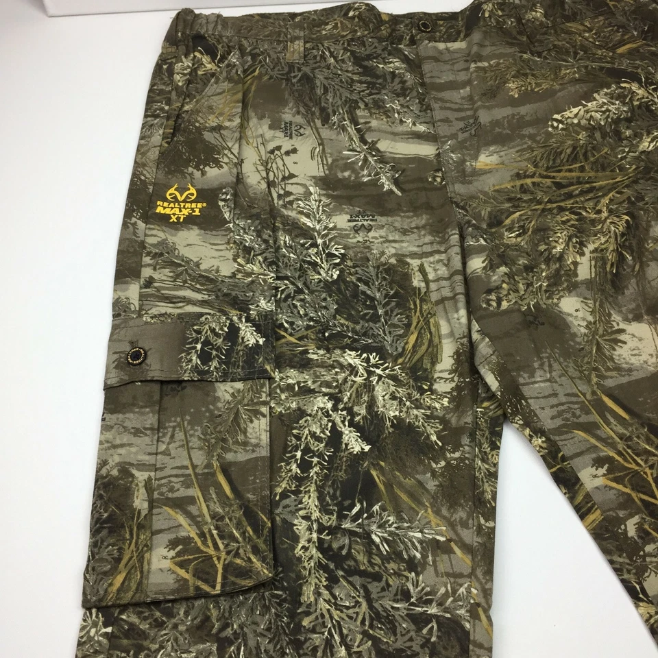 Realtree Max-1 XT Men's Hunting Cargo Camo Pants Draw Cord Legs Size XXL 44-46 - Image 4 of 4