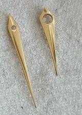 Omega Caliber 100, 220, 330, 331, 340, 341 Gold Plated Hour and Minute Hands