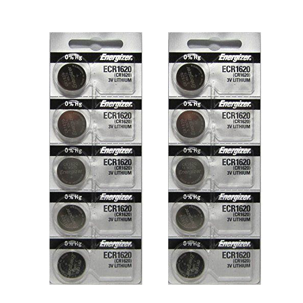 10 pcs Energizer CR1620 Battery ECR1620 CR 1620 3V Lithium Batteries eBay
