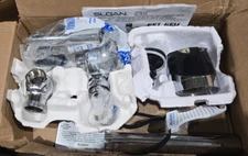 SLOAN Solis 8111-1.6/1.1 Exposed,Top Spud,Automatic Flush Valve