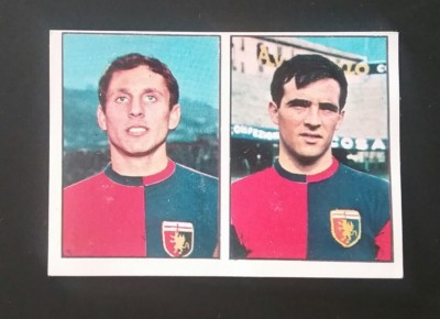 1965/66 Panini Footballers GENOA Campora / Ranzani Recovered Figure