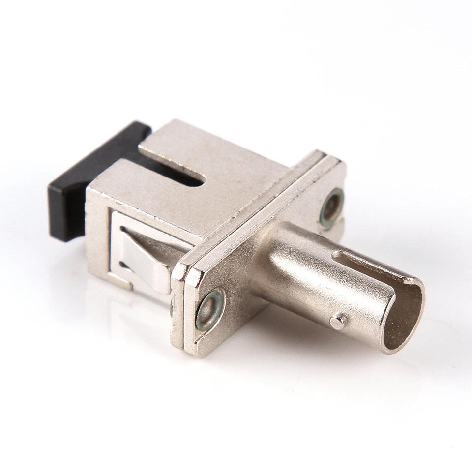 10pc ST-SC Fiber Optic Adapter Connector Optical Coupler Metal Single Multi Mode - Image 2 of 4