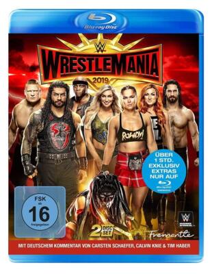 WWE: WrestleMania 35 (Blu-ray) Becky Lynch Ronda Rousey