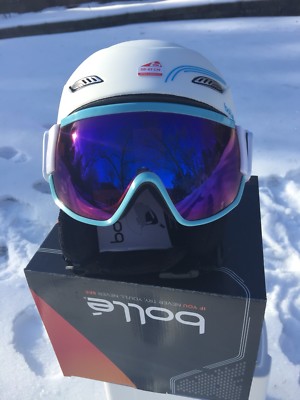 bolle backline visor premium ski and snowboard helmet Boll V-Ryft Pure Unisex Free Shipping - Medium M 55-59 / Pearl Matte Photochromic Blue Cat 1 to 3 BOLLE is a renowned manufacturer of sports glasses and helmets Casque de ski Boll -