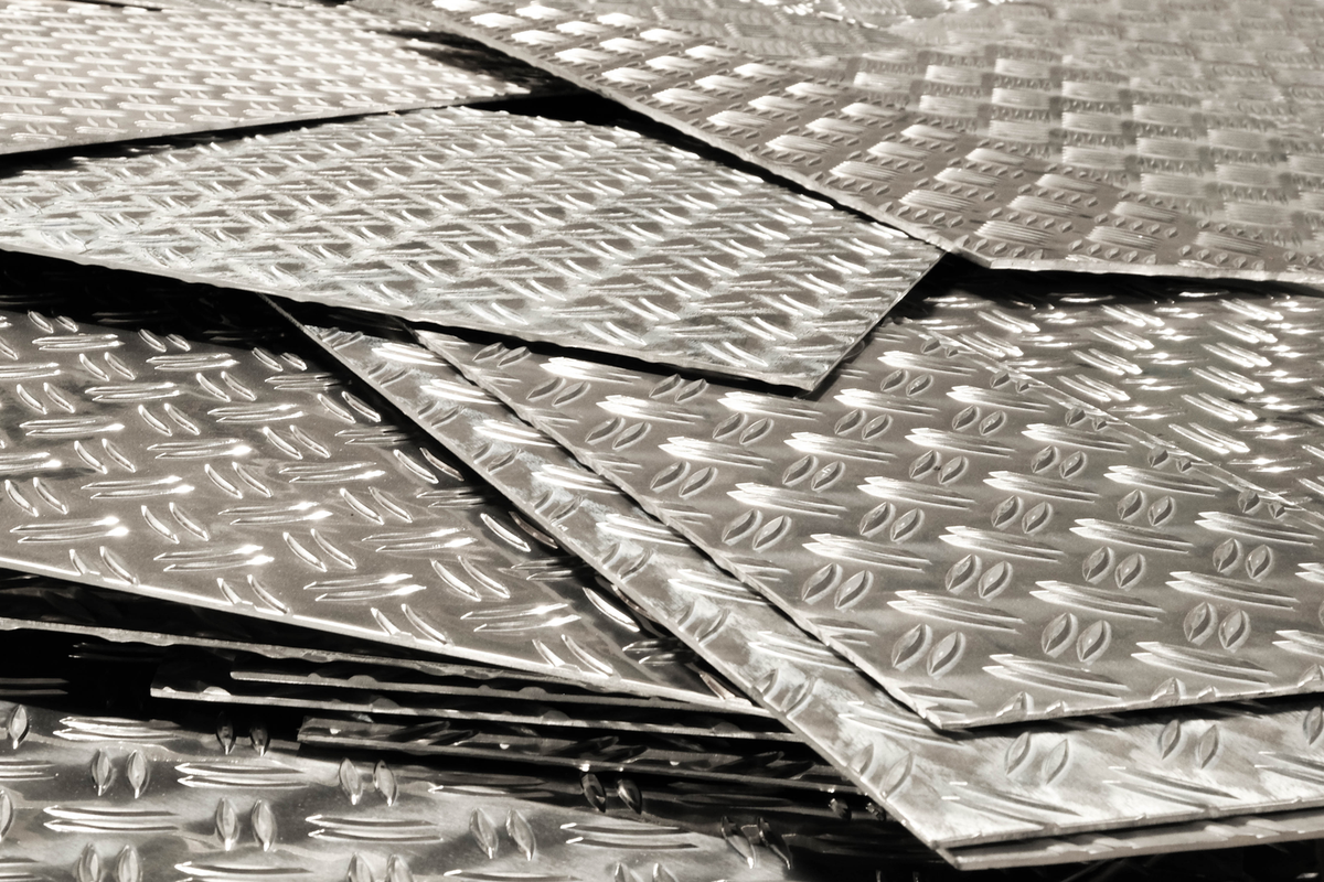 Tôle Aluminium Riffelblech 1,5/2mm - 1000x950mm - Antidérapante, Résistante