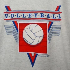 Vintage Volleyball T Shirt XL Baby Boomers Screen Stars Best Gray Single Stitch