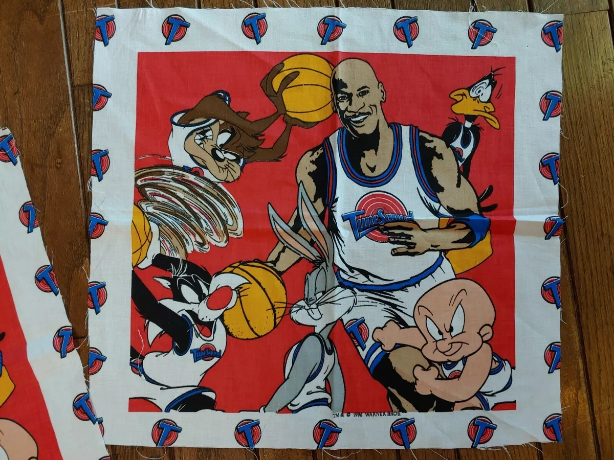 1996 Michael Jordan Tune Squad Looney Tunes Fabric for Space Jam