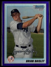 2010 Bowman #BCP49 Brian Baisley Chrome Prospects Purple Refractors #/999