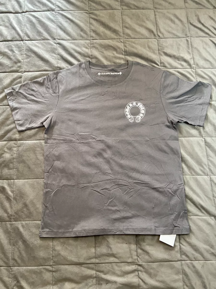 Chrome Hearts Classic Horseshoe Pocket Tee T-Shirt Gray/White