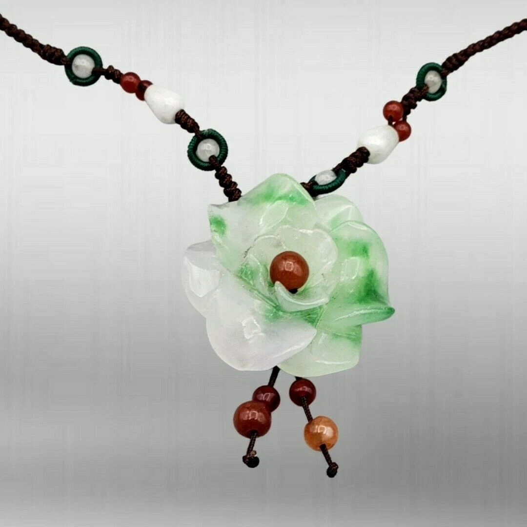 Jade flower jewelry top