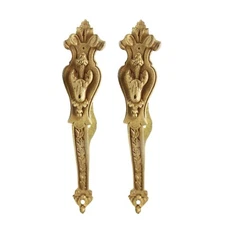 Pair of French Gilded Bronze Curtain Tie Backs