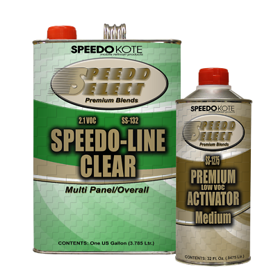 #ad Clear Coat Low 2.1 VOC Urethane SS 132 1275 4:1 gallon Clearcoat w Medium Act. $129.00