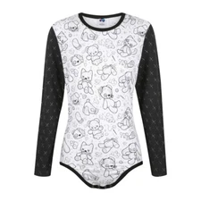 ODU *NEW* Abandoned Stuffies Adult Long Sleeve Diaper Cover / Bodysuit 