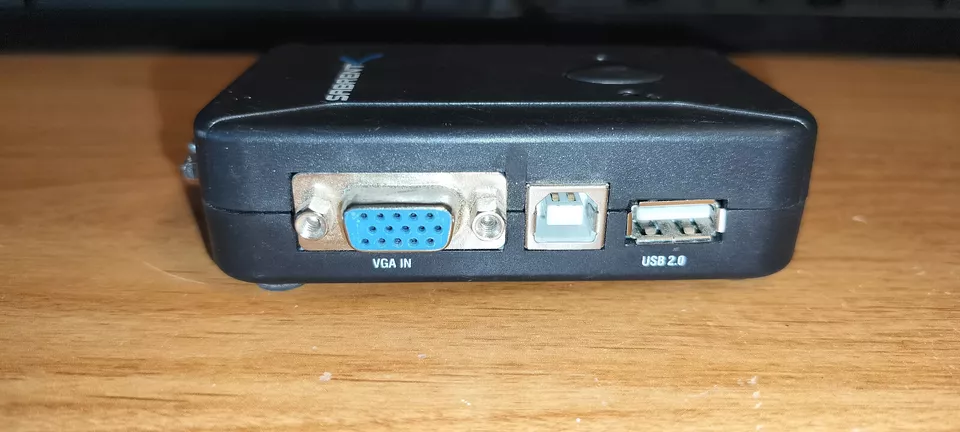 Sabrent KVM-USB2 2-Port USB 2.0 and VGA/SVGA KVM Switch Box **USED, NO CABLES** - Image 4 of 4