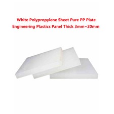 White Polypropylene Sheet Pure PP Plate Engineering Plastics Panel Thick 3 20mm