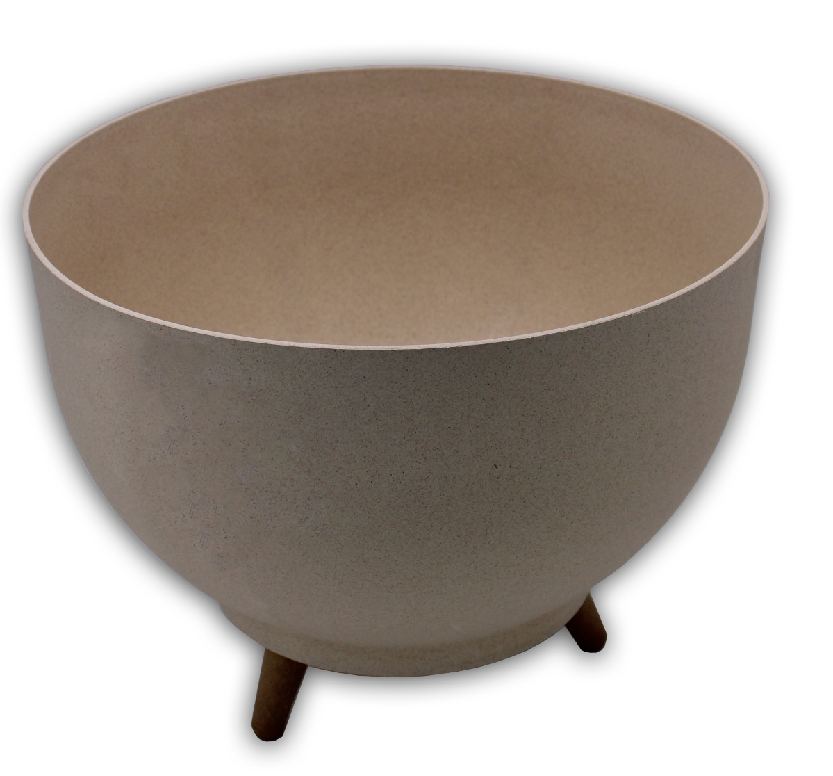 Bowl Planter Plant Pot Legs Oval Flower Modern Decorative Saucer Indoor