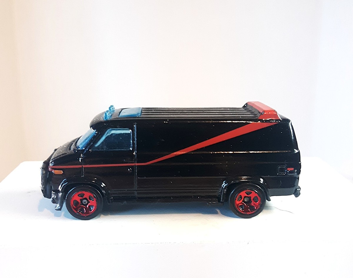 2011 Hot Wheels The A Team Van Black '83-'84 GMC Panel Van | eBay