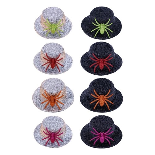 Small Cowboy Hats Spiders Accessories Pack For Doll Decors Halloween Event - Picture 5 of 14