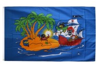 Fahne Pirat Piratenschiff Flagge Hissflagge 90X150Cm
