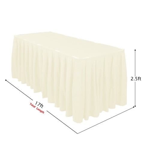 Used Table Cover for Wedding, Party, Home Decoration Table skirts Table Cloth - Picture 72 of 116