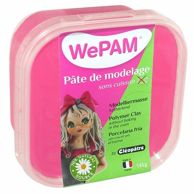 Porzellan Kalt Knetmasse WePam 145 G Neon Pink