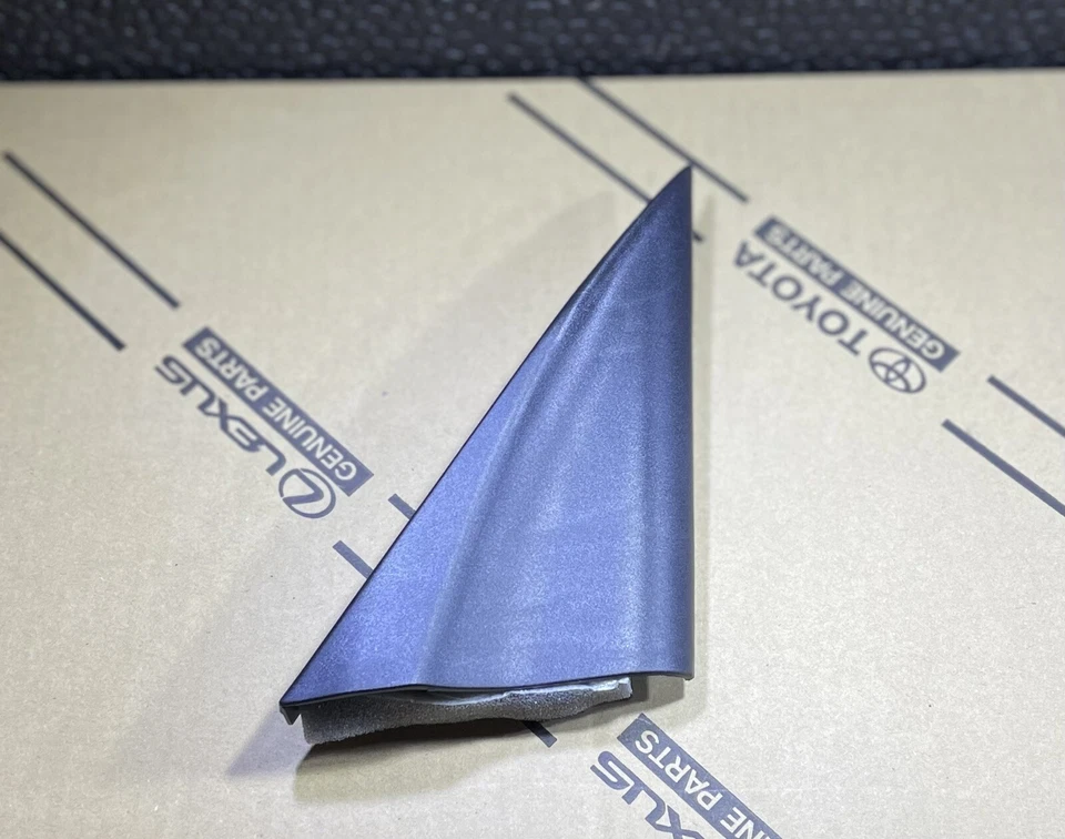 93-97 TOYOTA LAND CRUISER FZJ80 PASAJERO DERECHO INTERIOR ESPEJO CUBIERTA MOLDURA FABRICANTE DE EQUIPOS ORIGINALES NUEVO Foto 4 de 4