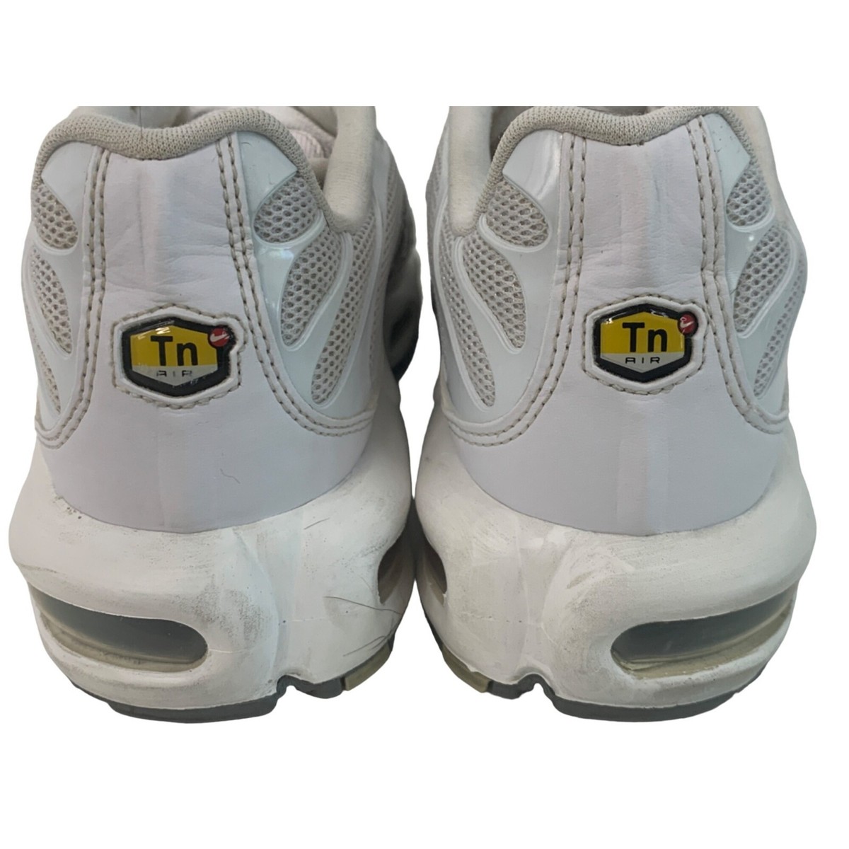 書97 Nike Air Max Plus TN White Sneakers Mens Size 7.5 US 604133