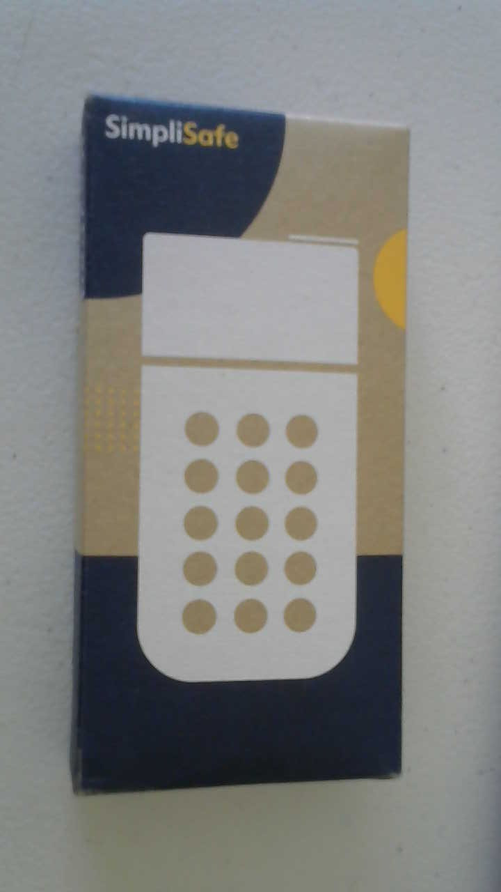 SimpliSafe Wireless Keypad KP3W White - Touch-to-Wake - 815017029971