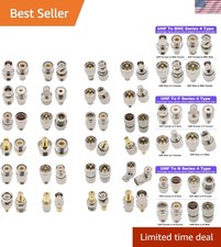 UHF Adapter Kits, SMA to BNC Connector, 24-Pack RF Coaxial Connectors Set, UH...