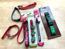 Cat Kitten Puppy Dog Adjustable Collars - assortment - Qty 8