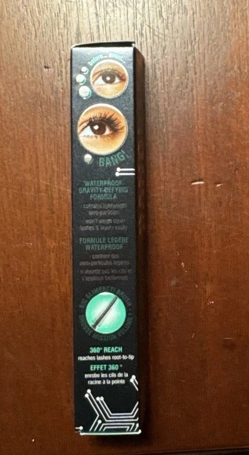 Benefit BADgal BANG! Waterproof Mascara – Black – 0.3 fl oz – NEW Sealed - Image 3 of 4