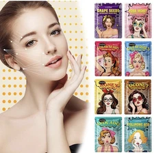 SADOER Beauty Fruits Facial Masks For Face Moisturizing Brightening O7E9